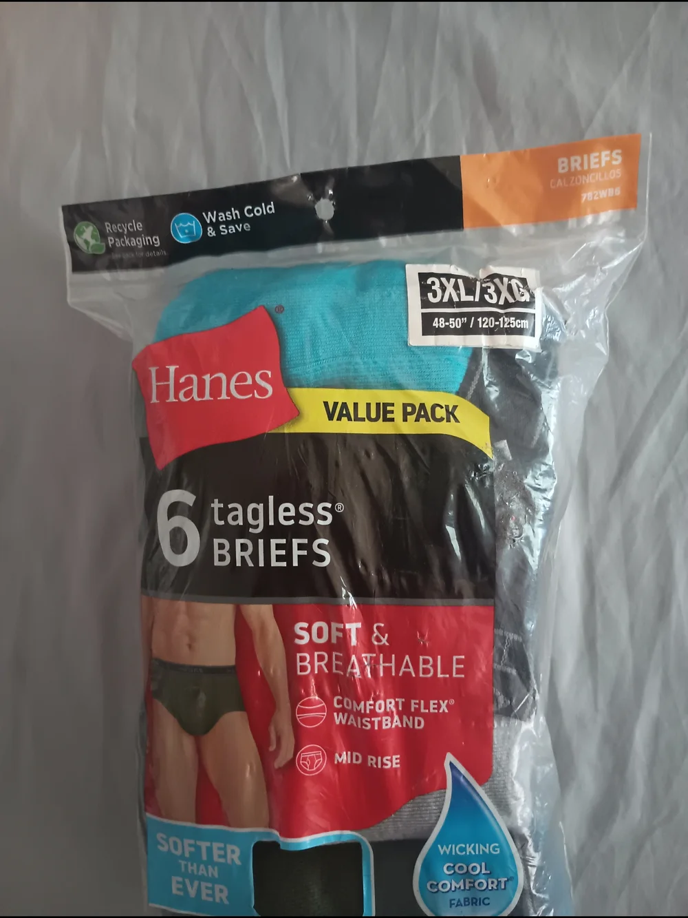 Hanes Men's Comfort Flex Mid-Rise Brief Underwears
